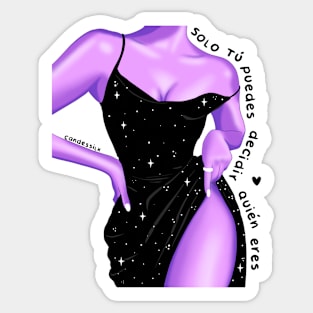 Night Dress Sticker